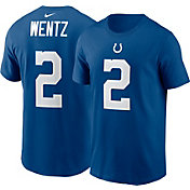 Nike Men's Indianapolis Colts Carson Wentz #2 Blue T-Shirt