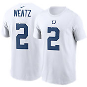 Nike Men's Indianapolis Colts Carson Wentz #2 White T-Shirt