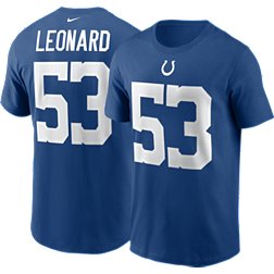Nike Men's Indianapolis Colts Darius Leonard #53 Blue T-Shirt