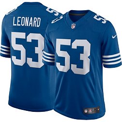 Nike Men's Indianapolis Colts Darius Leonard #53 Vapor Limited Alternate Blue Jersey