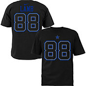 Nike Men's Dallas Cowboys CeeDee Lamb #88 Logo Black T-Shirt