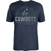 Nike Men's Dallas Cowboys Edmen Tri-Blend Navy T-Shirt