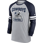Nike Men's Dallas Cowboys Dri-FIT Long Sleeve White T-Shirt