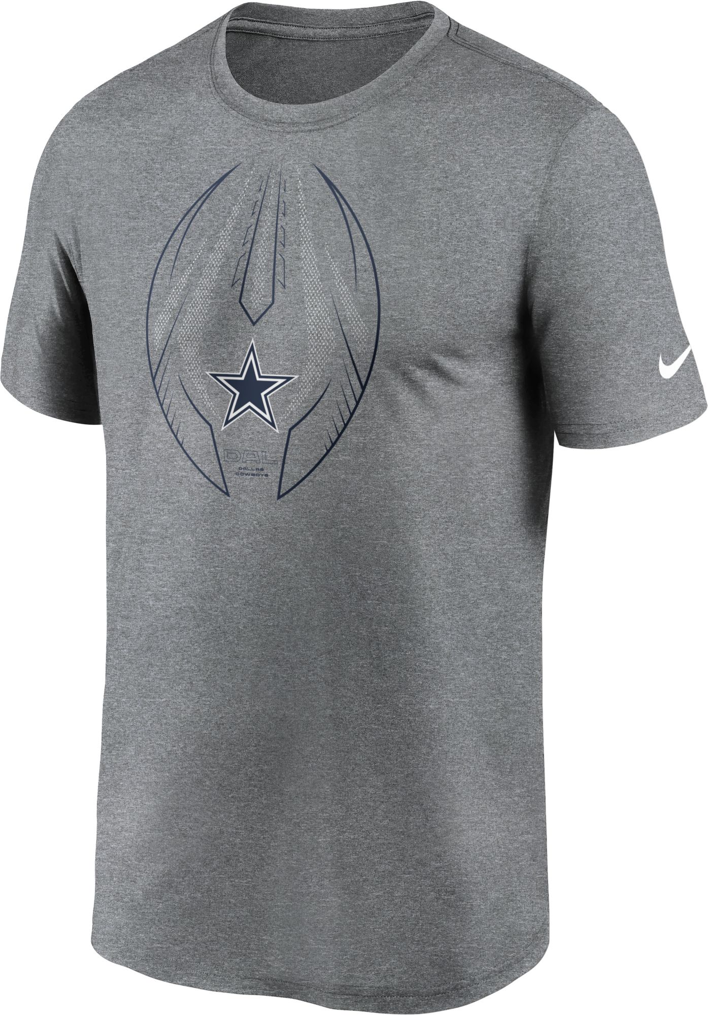 Nike / Men's Dallas Cowboys Legend Icon Grey Performance T-Shirt