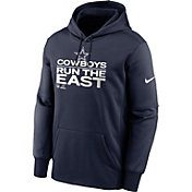 Nike Men's Dallas Cowboys 2021 Run the NFC East Division Champions Navy Pullover Hoodie