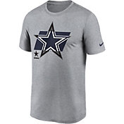 Nike Men's Dallas Cowboys Tonal Logo Legend Grey T-Shirt