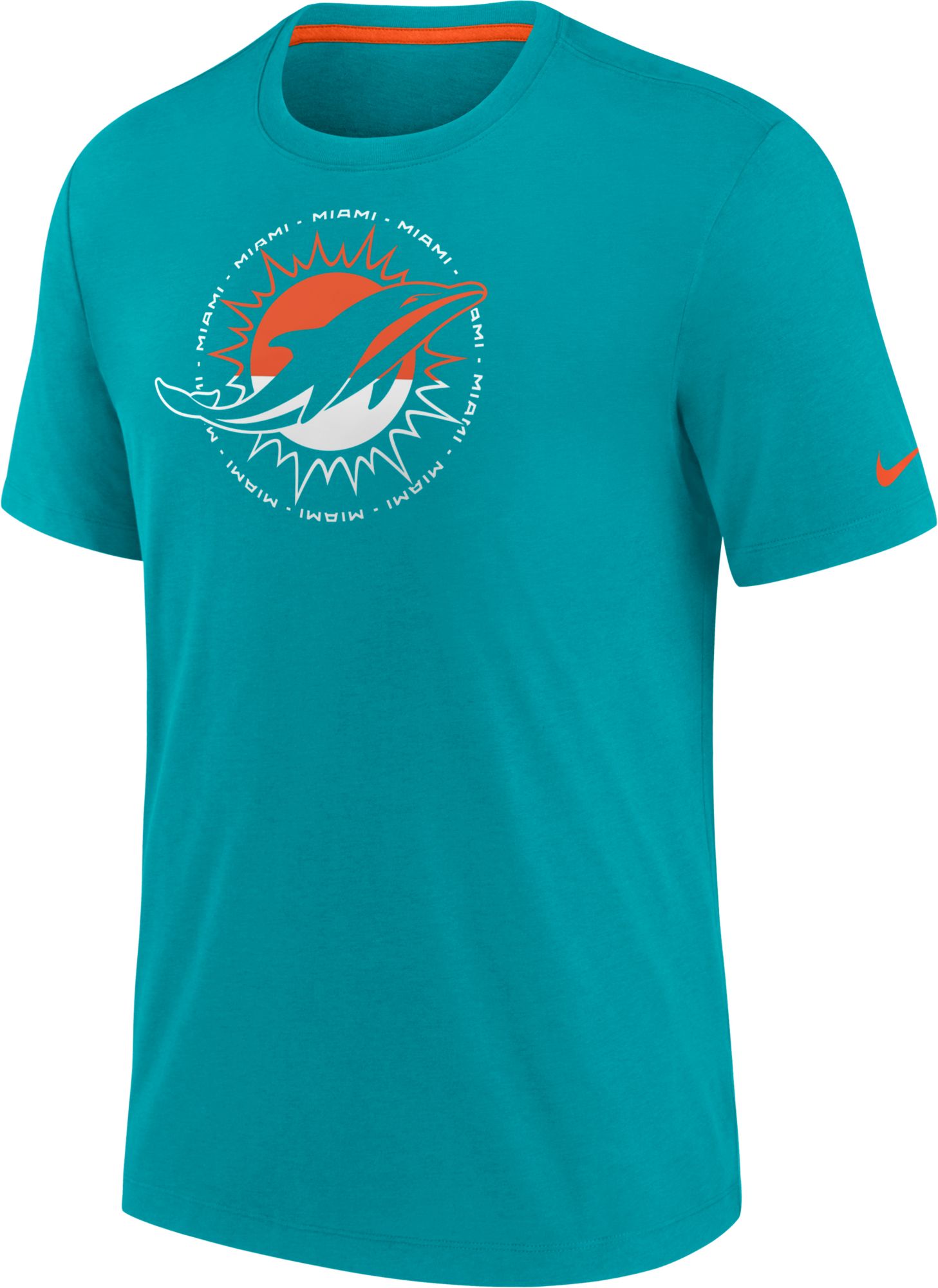 Miami Dolphins Nike Legend Icon Long Sleeve T-Shirt - Aqua