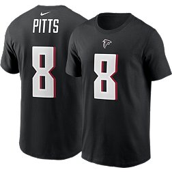 Nike Atlanta Falcons Kyle Pitts #8 Black Short-Sleeve T-Shirt