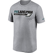 Nike Men's Philadelphia Eagles Club Wordmark Legend Grey T-Shirt