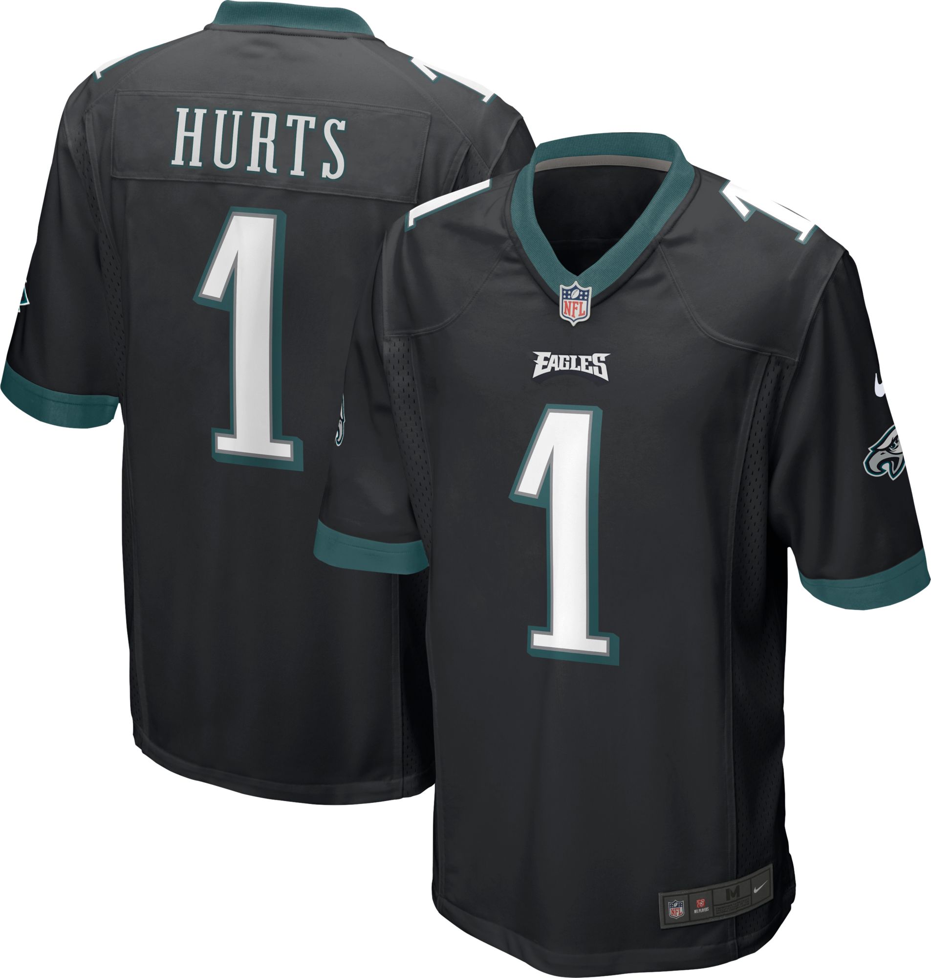 Authentic Nike Jalen Hurts Kelly Green Men's Philadelphia Eagles NFL Game  Jersey