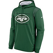 Nike Men's New York Jets Sideline Therma-FIT Green Pullover Hoodie