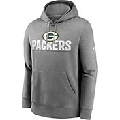 Nike Men's Green Bay Packers Impact Club Grey Hoodie