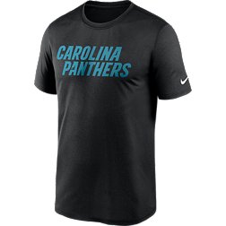 Nike Men's Carolina Panthers Legend Wordmark Black Performance T-Shirt