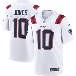 Nike Men's New England Patriots Mac Jones #10 White Game Jersey