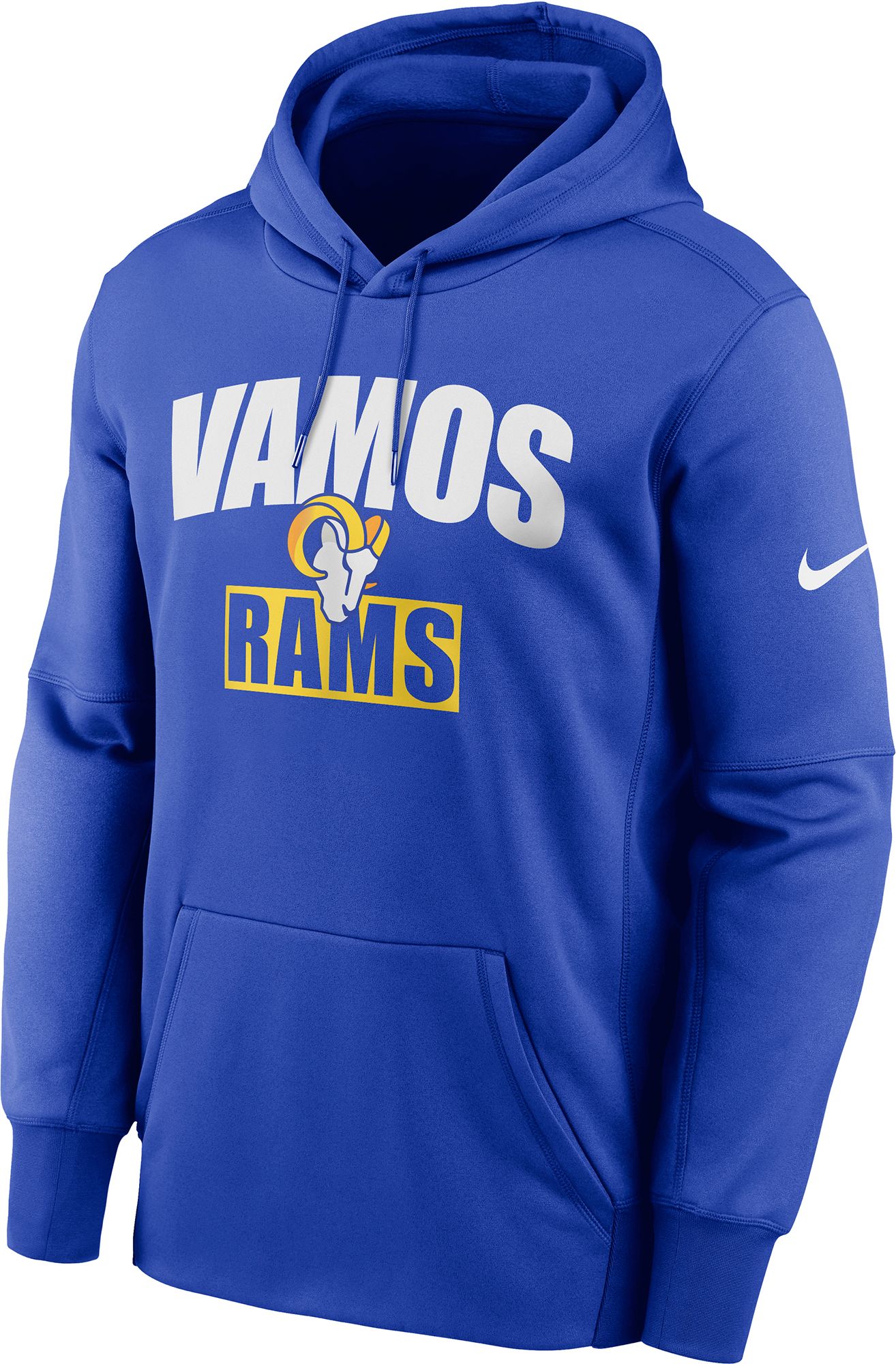 Los Angeles Rams Nike Side Line Therma Hoodie - Youth