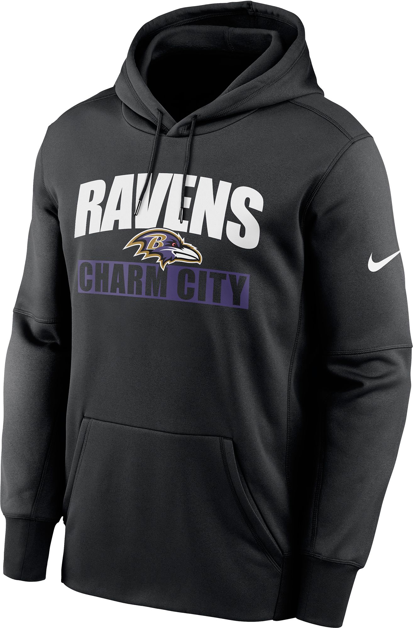 Men's NWT NIKE Therma-Fit NFL BALTIMORE RAVENS On Field Black
