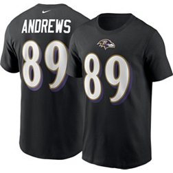 Nike Men's Baltimore Ravens Mark Andrews #89 Black T-Shirt