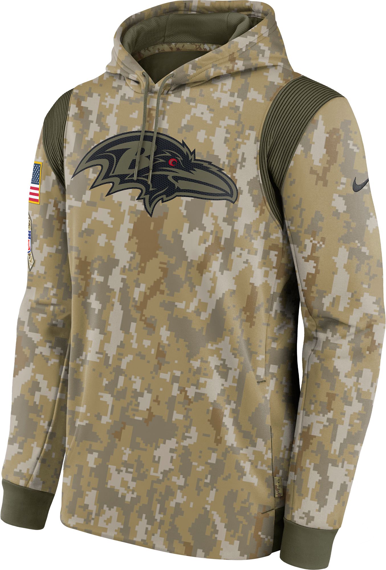 Nike / Men's Baltimore Ravens Salute to Service Camouflage Hoodie