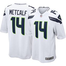 Nike Men's Seattle Seahawks DK Metcalf #14 White Game Jersey