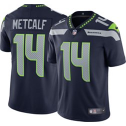 Nike Men's Seattle Seahawks DK Metcalf #14 Vapor Limited Navy Jersey