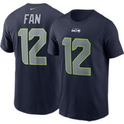 Nike Men's Seattle Seahawks 12th Fan #12 Navy T-Shirt