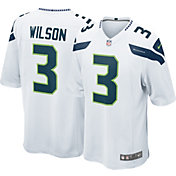 Nike Men's Seattle Seahawks Russell Wilson #3 White Game Jersey