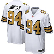 Nike Men's New Orleans Saints Cam Jordan #94 White Game Jersey