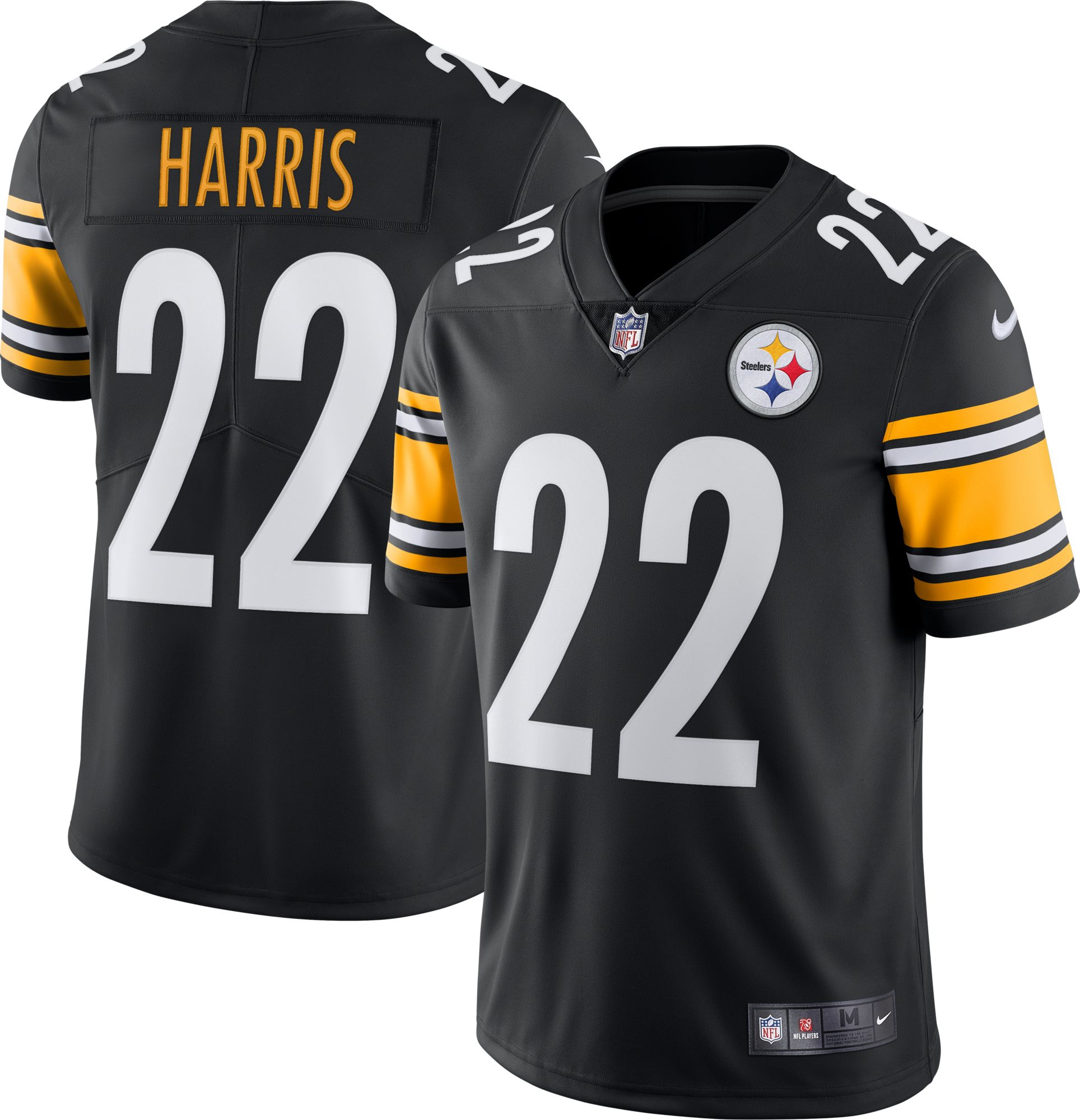 Nike / Men's Pittsburgh Steelers Najee Harris #22 Black Limited Jersey