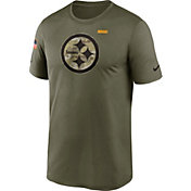 Nike Men's Pittsburgh Steelers Salute to Service Olive Legend T-Shirt