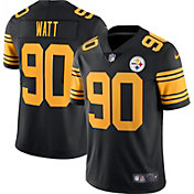 Nike Men's Pittsburgh Steelers T.J. Watt #90 Black Limited Jersey