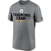 Nike Men's Pittsburgh Steelers Training Camp Legend Grey T-Shirt