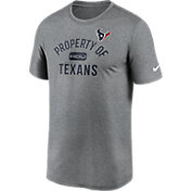 Nike Men's Houston Texans Legend 'Property Of' Grey T-Shirt