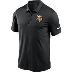Nike Men's Minnesota Vikings Franchise Black Polo