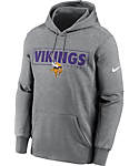 Nike Men's Minnesota Vikings Sideline Therma-FIT Purple Pullover 