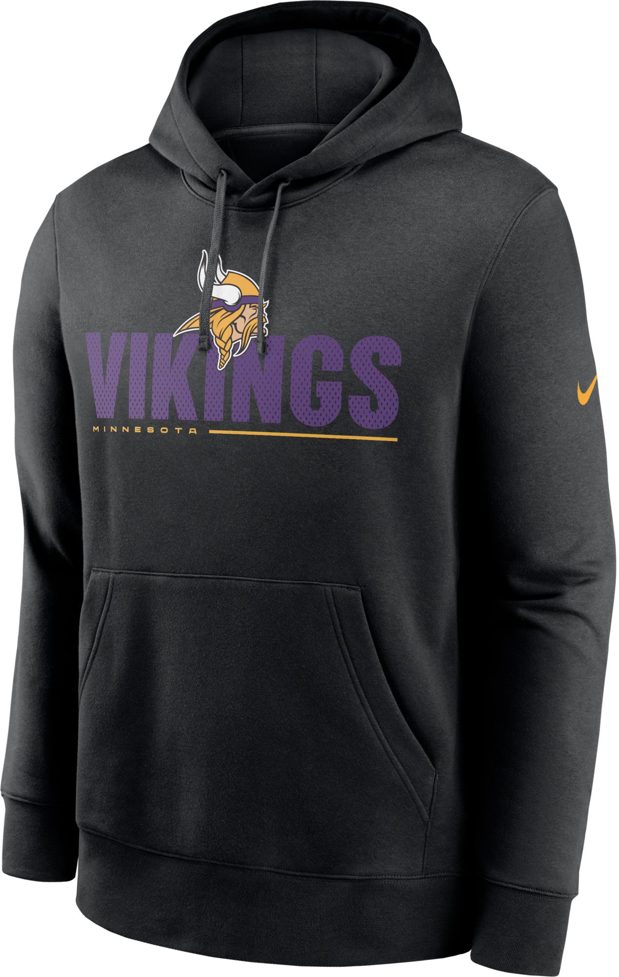 Men's Minnesota Vikings Impact Club Black Hoodie