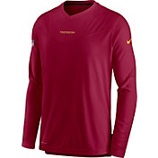 Nike Men's Washington Football Team Sideline Coaches Red Long Sleeve T-Shirt