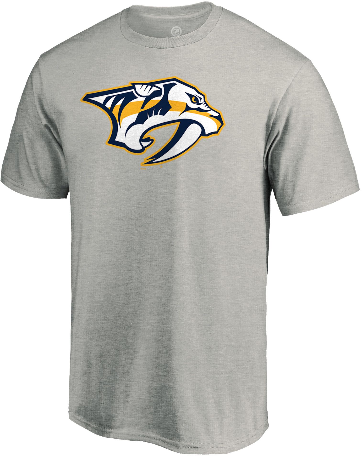 NHL Adult Nashville Predators Core Grey T-Shirt