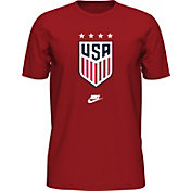 Nike Men's USA Soccer 4-Star Crest Red T-Shirt