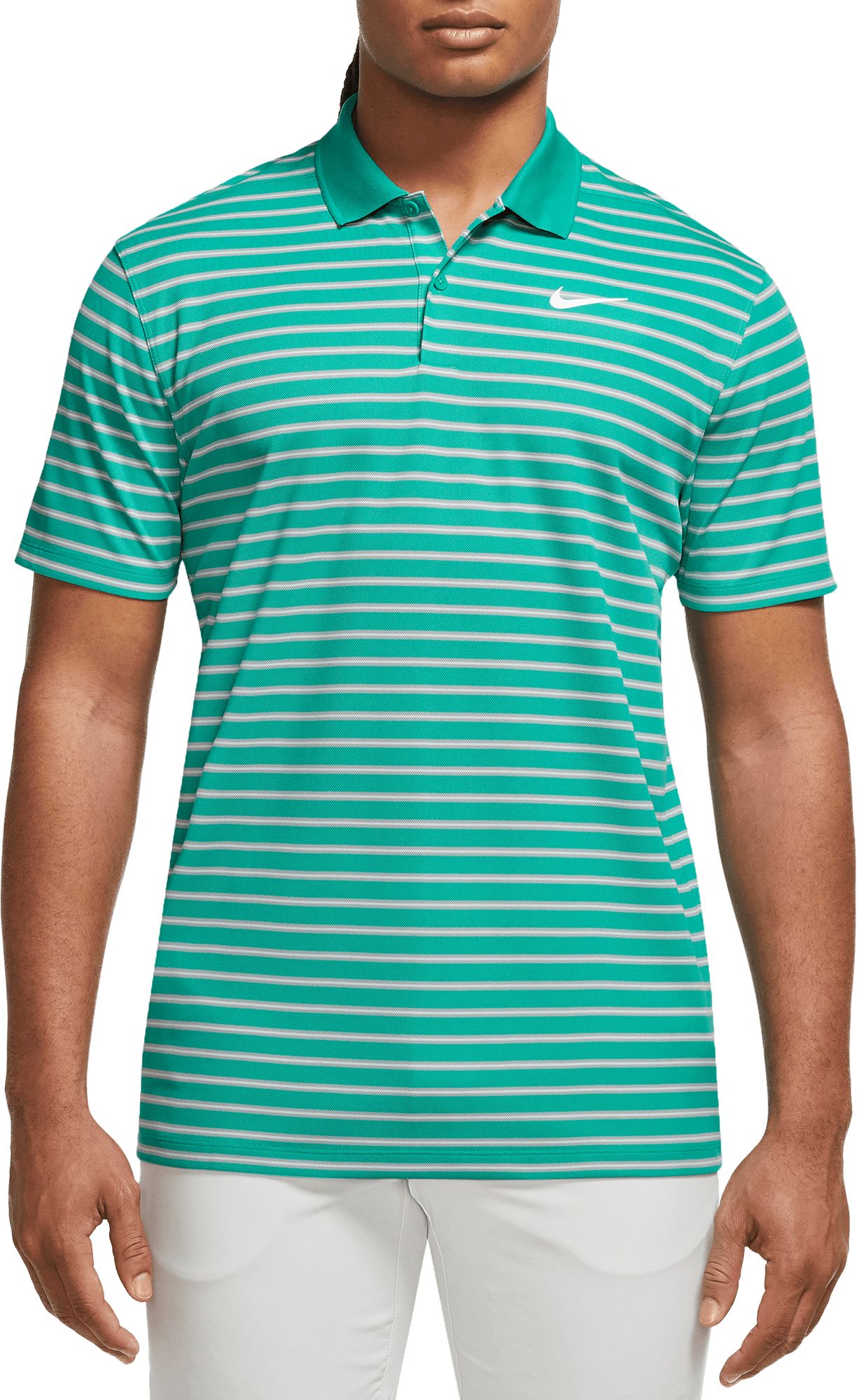 Nike Men's Dri-FIT Victory Striped Golf Polo