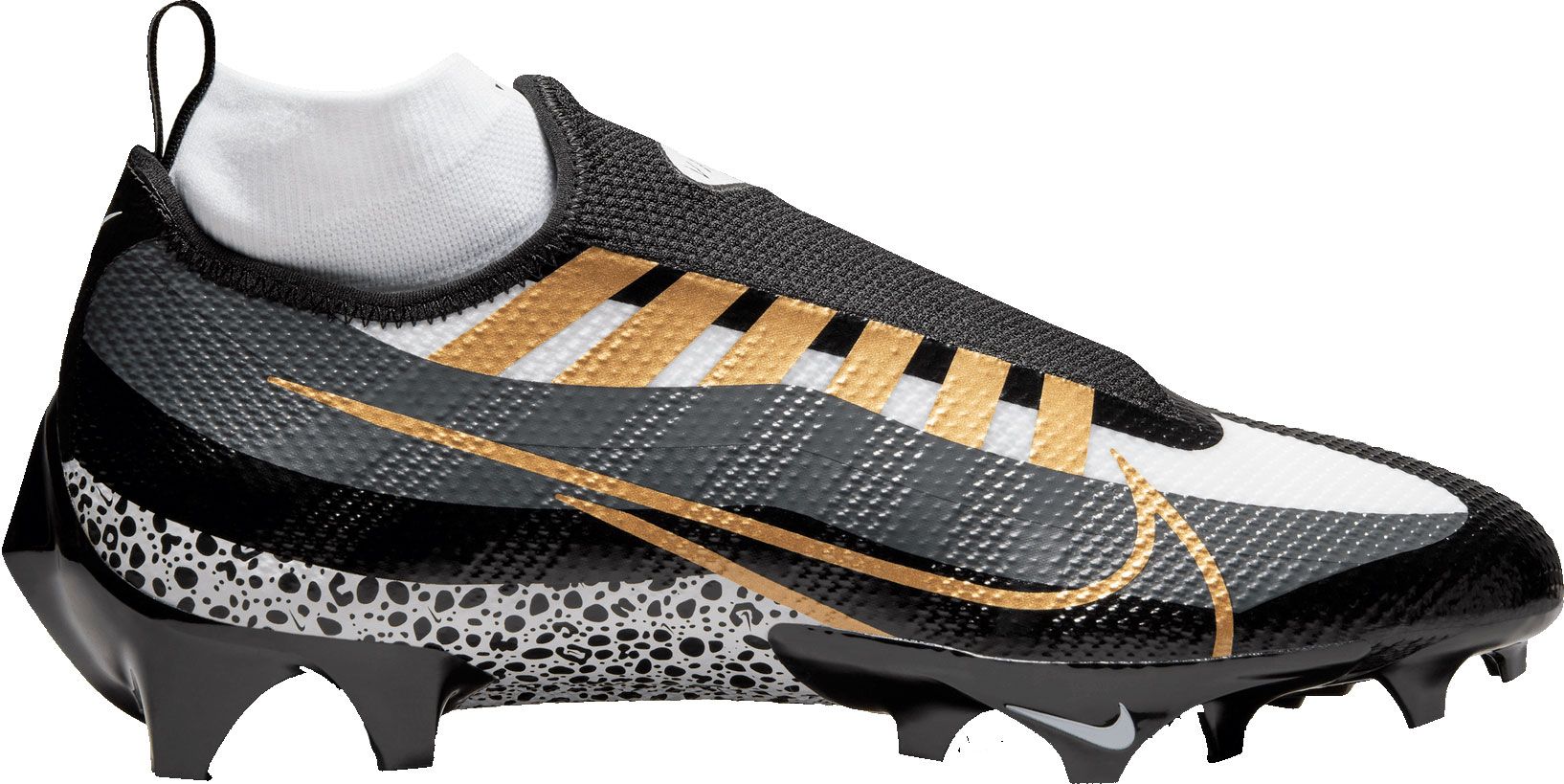 burgundy and gold football cleats