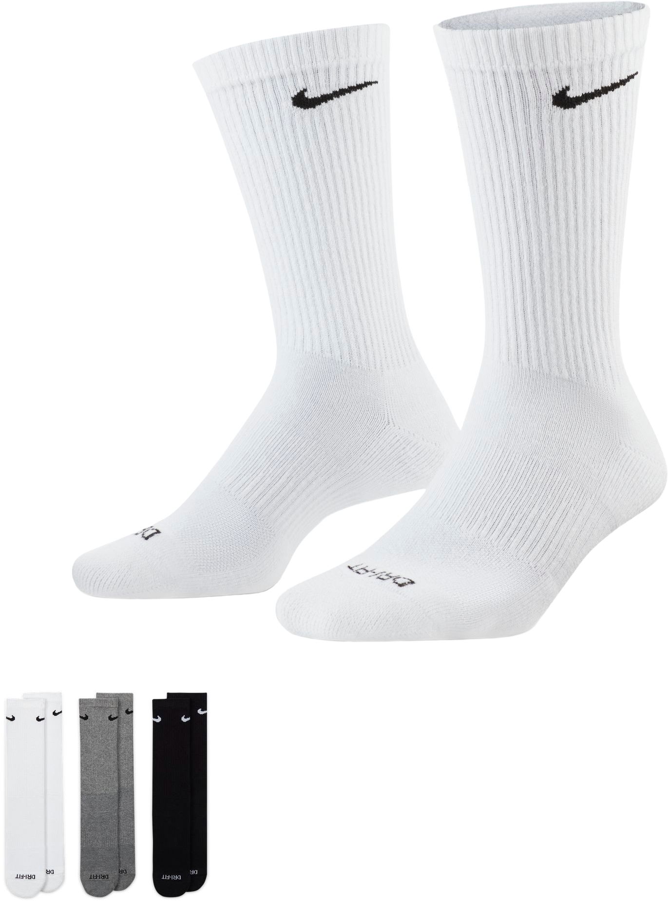 Nike Dri-FIT Everyday Plus Cushion Crew Socks - 3 Pack