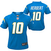 Nike Toddler Los Angeles Chargers Justin Herbert #10 Blue Game Jersey