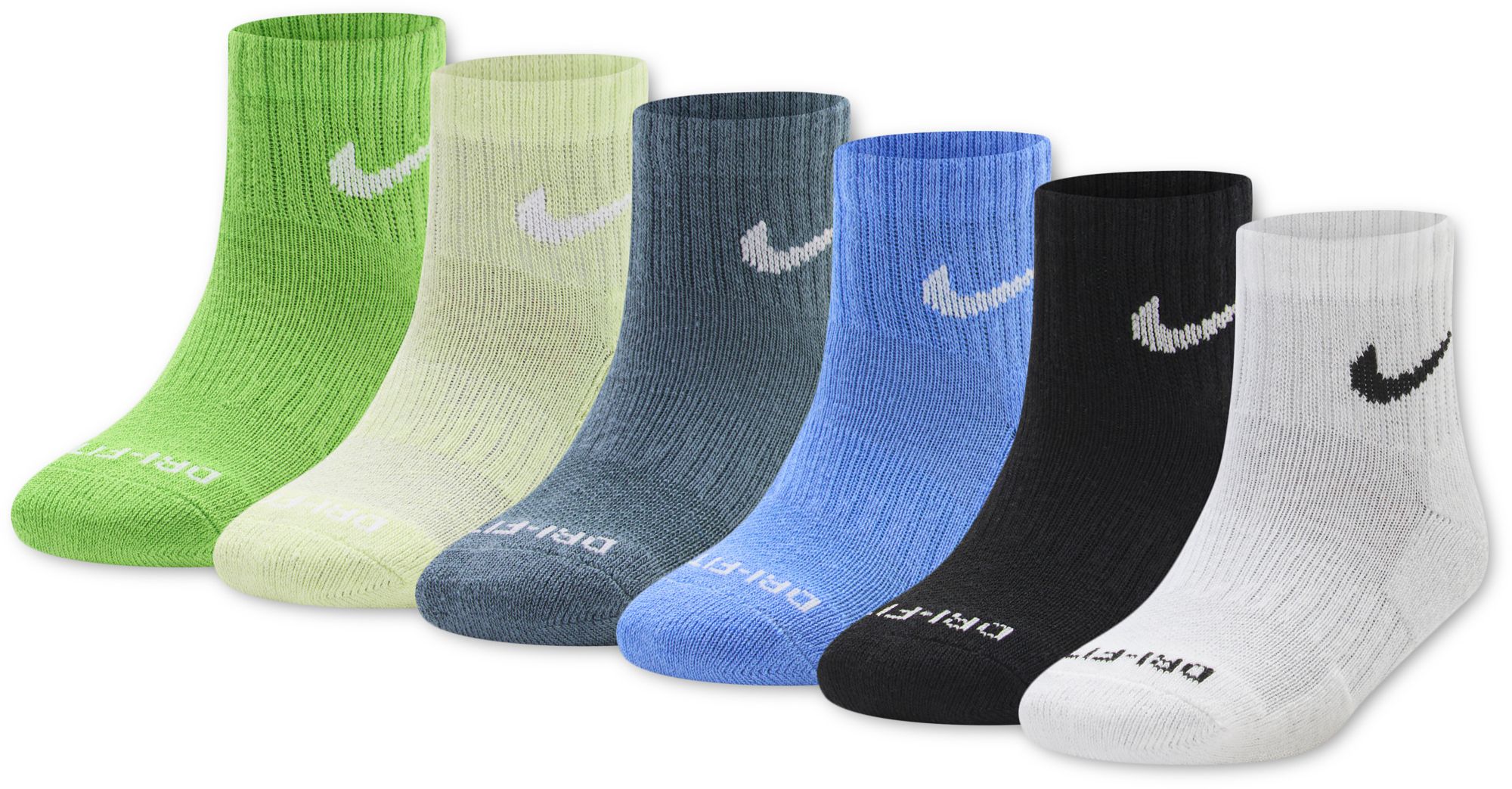 Nike Little Kids' Basic Ankle Socks – 6 pack