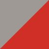 Gunmetal/Red Lens