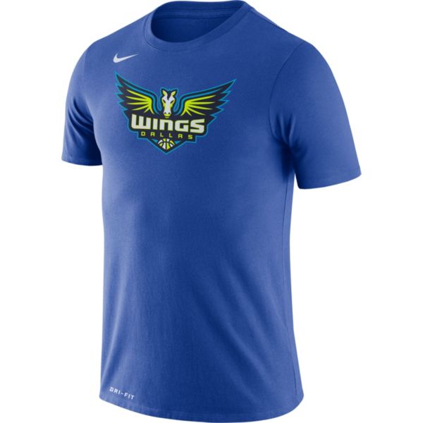 Nike Adult Dallas Wings  Blue Logo T-Shirt