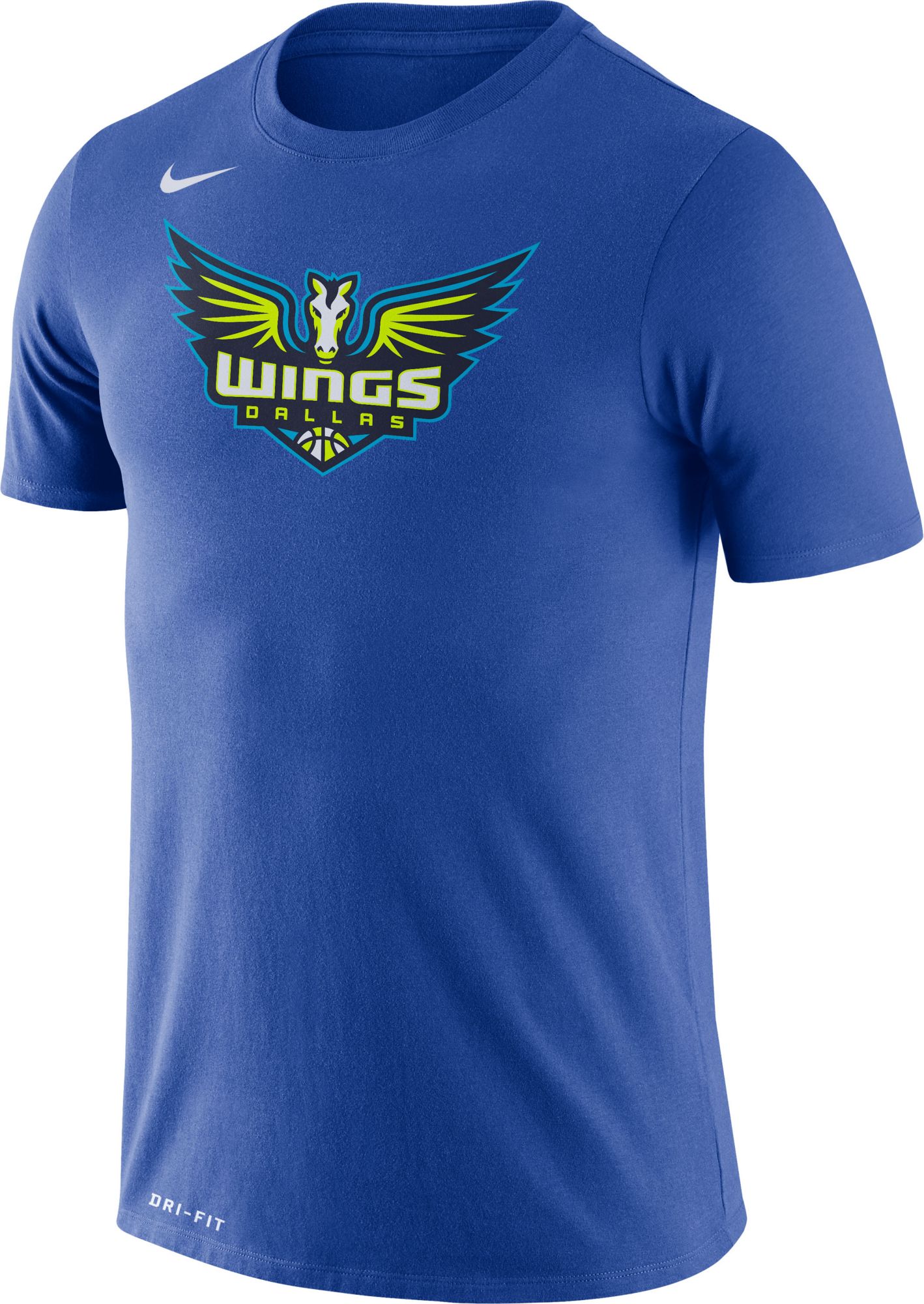 Nike Adult Dallas Wings  Blue Logo T-Shirt