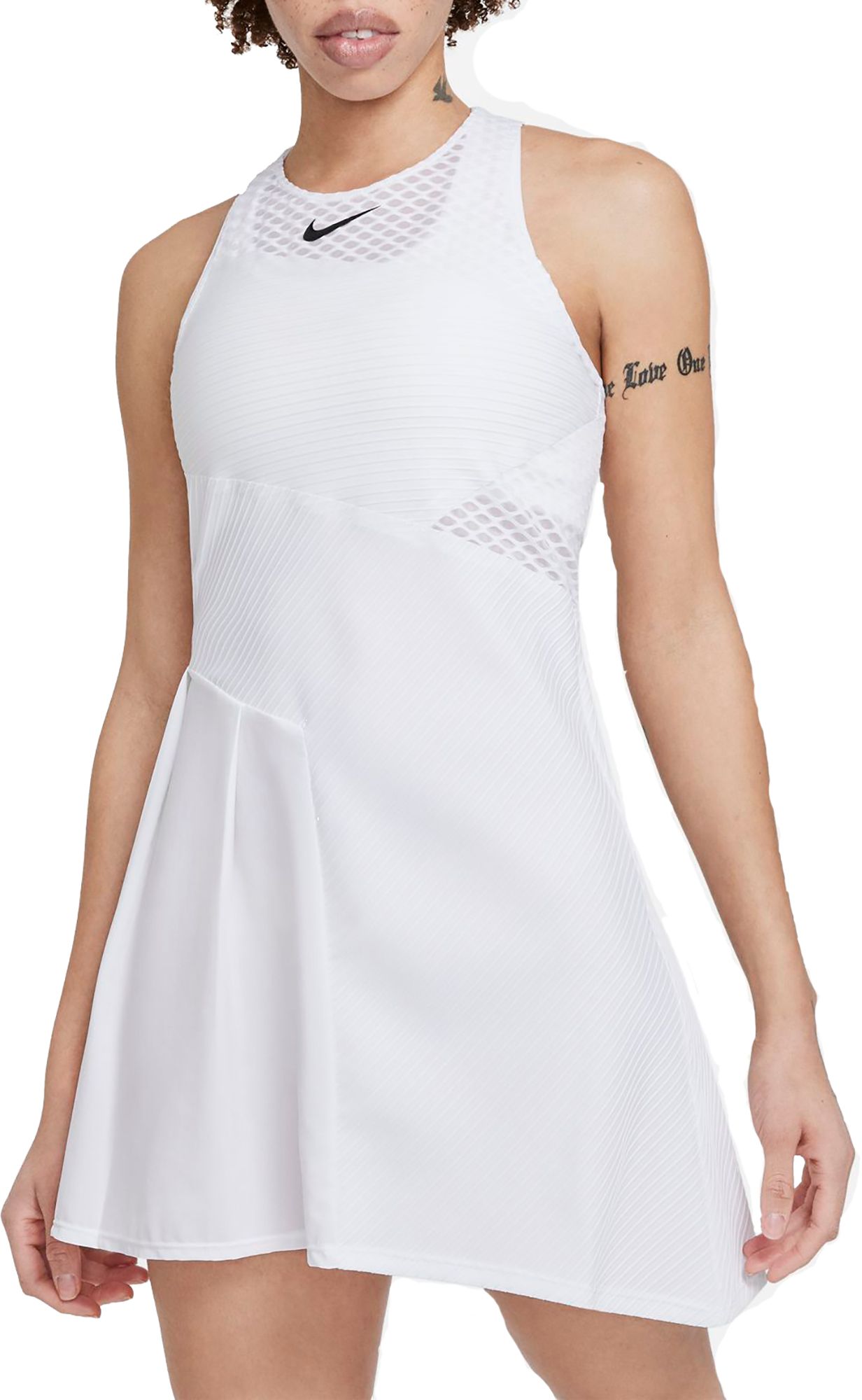 Nike NikeCourt DriFit Advantage Sleeveless Women's Tennis Dress, White,  Medium : : Clothing, Shoes & Accessories