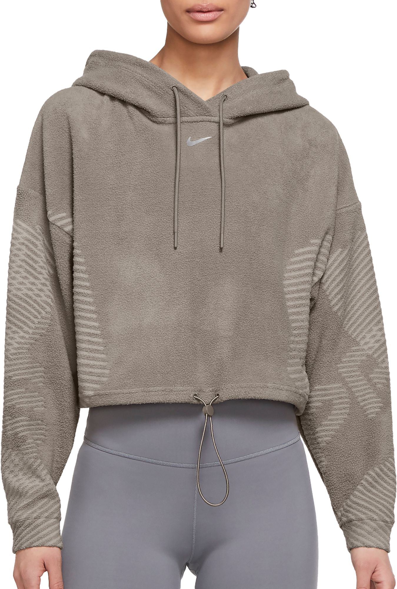 Nike Women's Cropped Fleece Hoodie - Sweaters