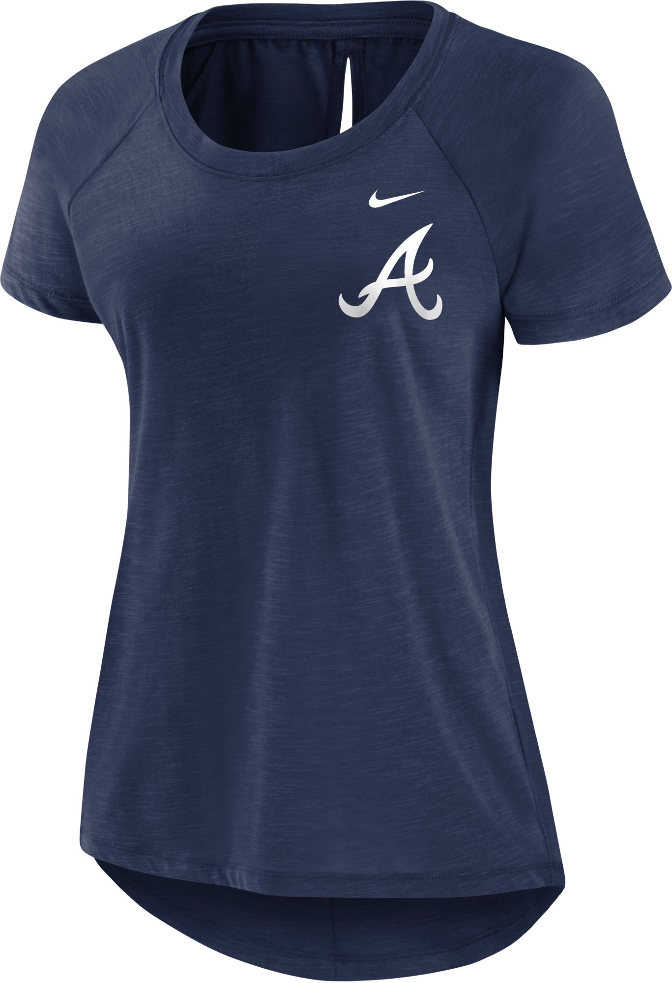 Atlanta Braves Concepts Sport Women's Mainstream Terry Long Sleeve Hoodie Top - Gray