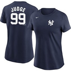 Nike Women's New York Yankees Aaron Judge  #99 Blue T-Shirt